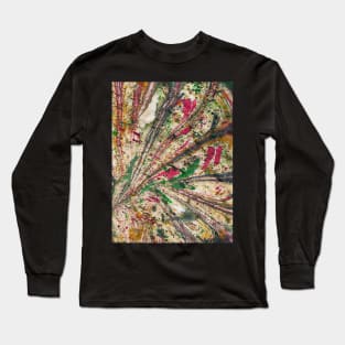 Abstract marble texture design Long Sleeve T-Shirt